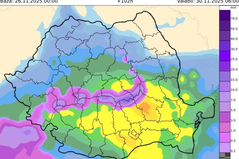 Ciclonul Adel, marcat cu cod roșu pentru vreme extremă în Grecia, își face apariția în România / Anunț de ultim moment al specialiștilor meteo