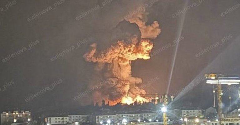 Drona din Ucraina a avariat un vas, diverse locuințe și un depozit de combustibil în Rusia