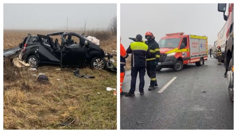 Accident tragic în Timiș: Șase morți și două persoane internate în spital