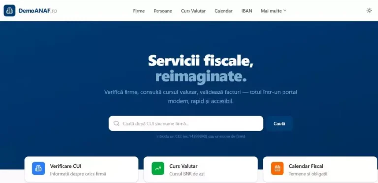 Un dezvoltator insatisfăcut a reproiectat site-ul ANAF în numai două ore pentru a arăta că digitalizarea administrației este simplă.