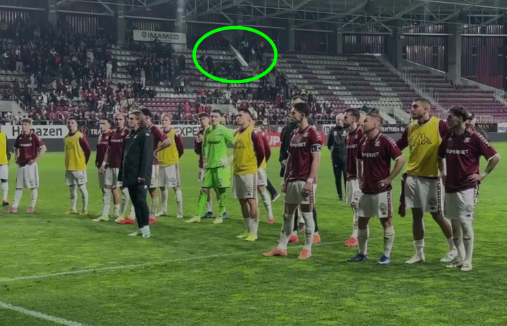 Scandal uriaș în Giulești, după Rapid - U Cluj: Fotbaliștii, injuriați de suporteri și agresați cu bățul de tobă!