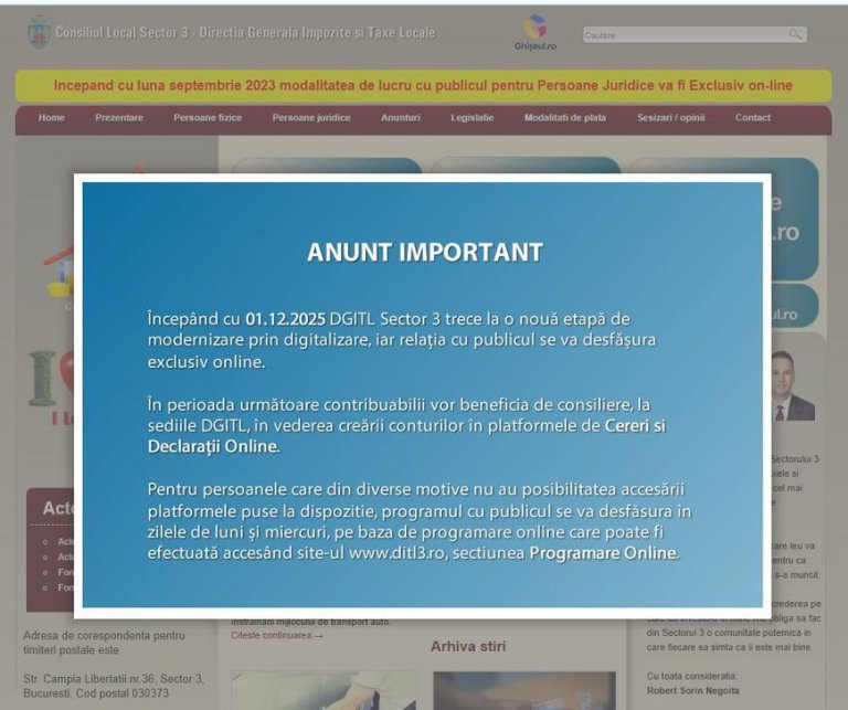 Digitalizarea statului român: formularele online se completează pe computerele de la ghișee
