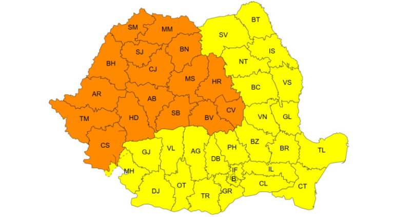 ANM a extins avertizarea de caniculă cod roșu: aproape toată țara se află sub alertă începând de luni. Temperaturi de până la...