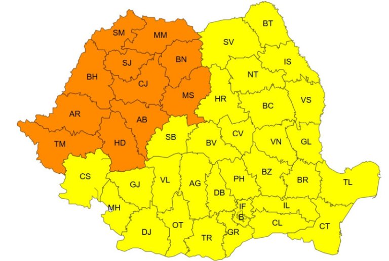 Canicula influențează toată țara. ANM a emis prima avertizare roșie din sezon pentru 16 județe: temperaturi de până la...