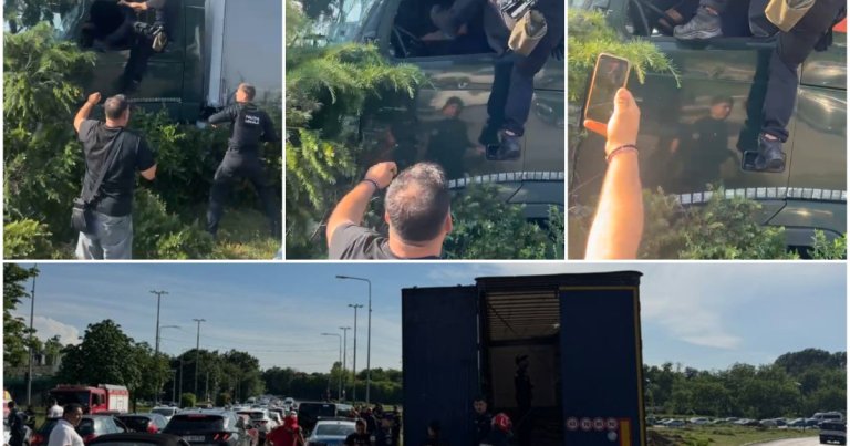 Polițiștii de la nivel local au aplicat spray lacrimogen și au bătut cu picioarele conducătorul TIR-ului ce a scăpat de sub...