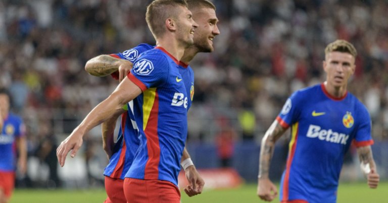 FCSB a fost înfruntată în prelungiri de FK Auda și se pregătește pentru un retur greu în Conference...